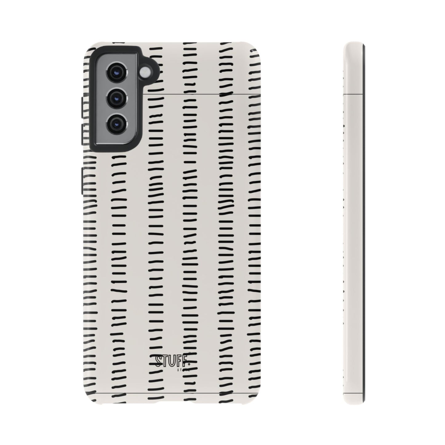 Striped Case | Coque résistante double protection antichoc - Design Minimaliste
