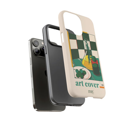 Olio d'Amore Case | Coque résistante double protection avec Design artistique Rétro