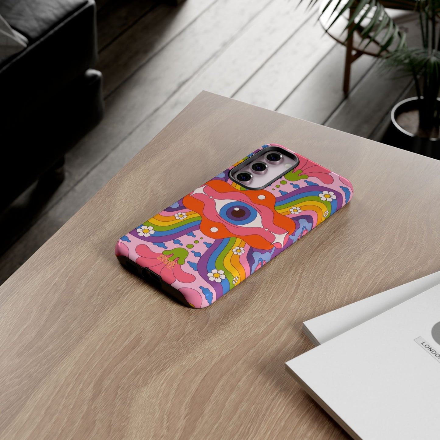Psych Case | Coque résistante double protection avec Design Psychédélique coloré