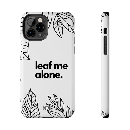 Leaf Me Case | Coque résistante double protection avec design minimaliste