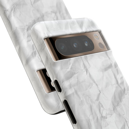 Crinkled Case | Coque résistante double protection anti-choc Effet Papier Froissé Mat