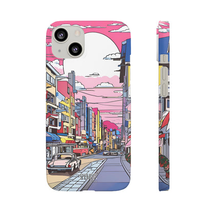 Pop Art Sunset | Coque snap légère et résistante inspiration Lichtenstein