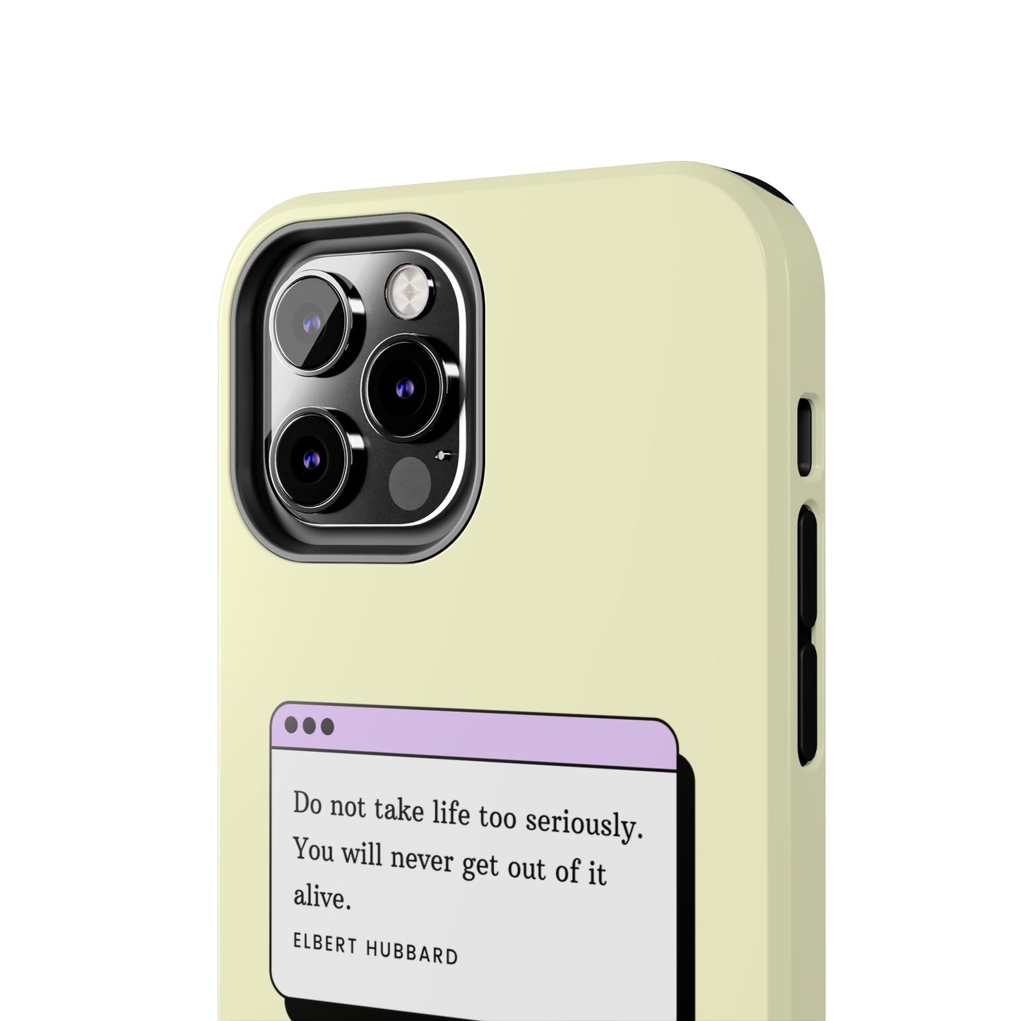 Window Case | Coque résistante à double protection avec citation – Design minimal & message puissant