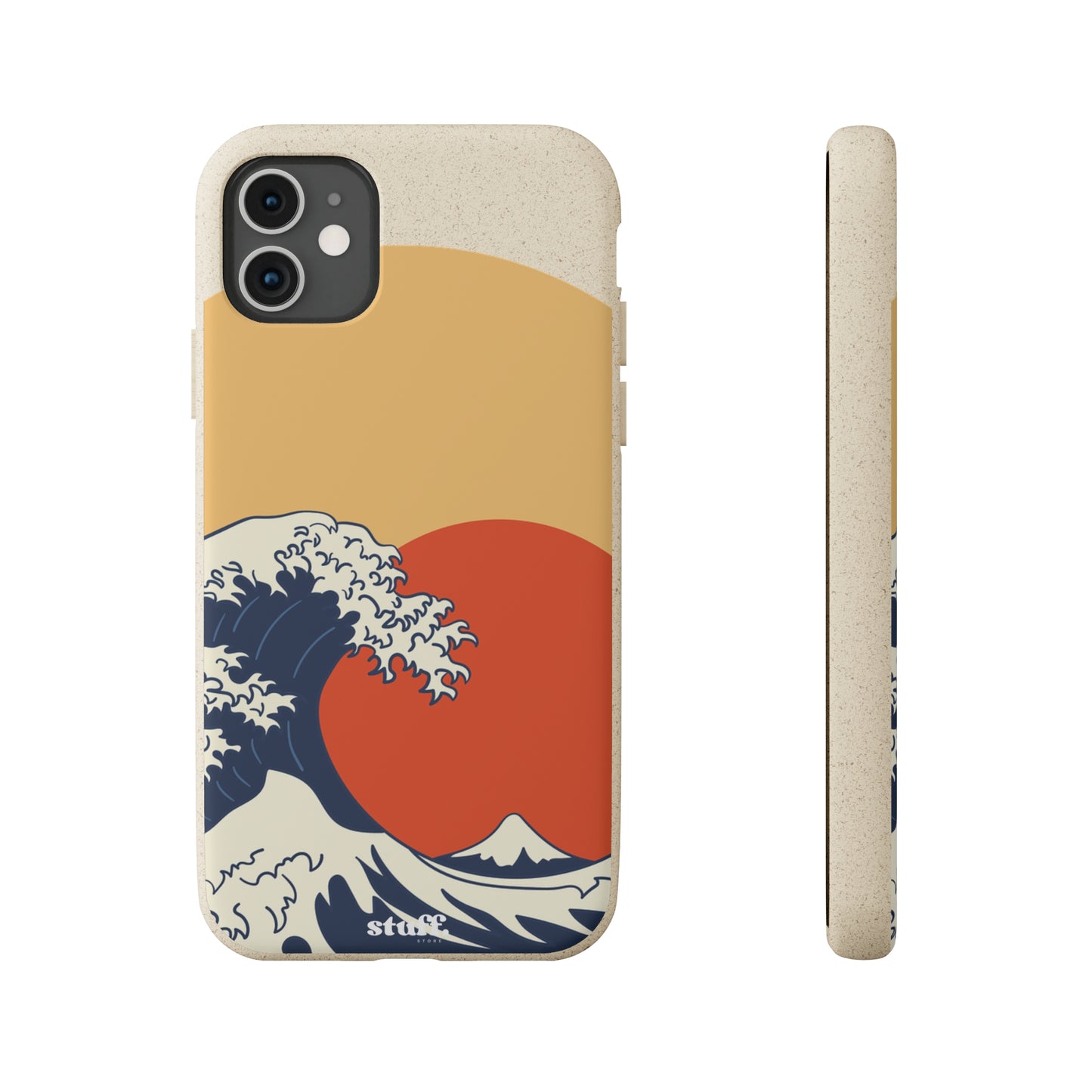 La Grande Vague | biodegradable shell in bamboo and bioplastic - inspired by Japanese art
