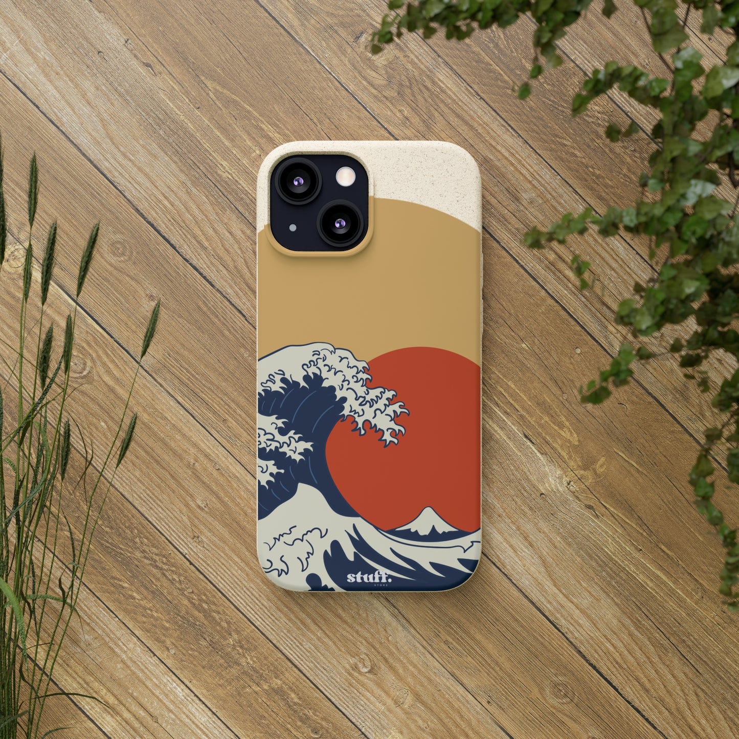 La Grande Vague | biodegradable shell in bamboo and bioplastic - inspired by Japanese art
