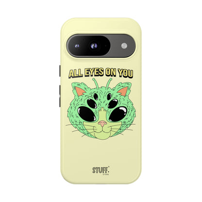 All Eyes on You Case | Coque résistante double protection avec Design Alien drôle