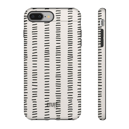 Striped Case | Coque résistante double protection antichoc - Design Minimaliste