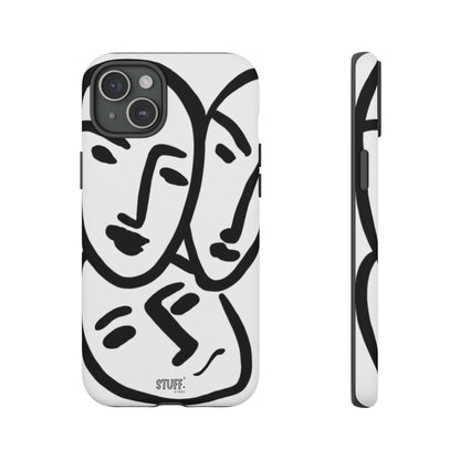 Les Trois Visages | Coque résistante double protection — inspiration Matisse