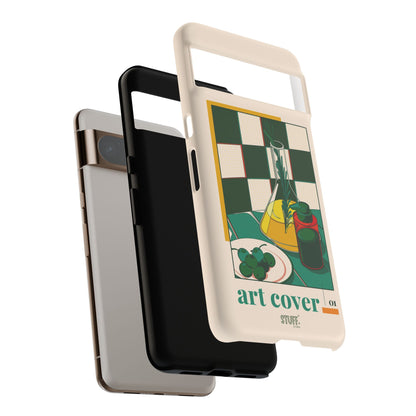 Olio d'Amore Case | Coque résistante double protection avec Design artistique Rétro
