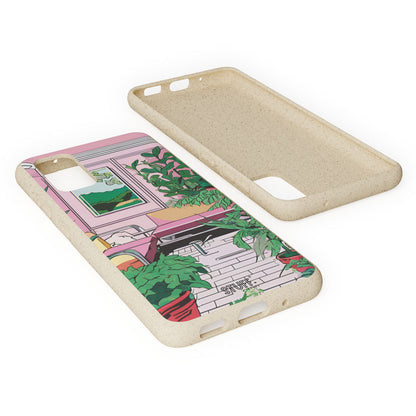 Plant Pop Case | Coque biodégradable en bambou et bioplastique avec design coloré | Parfait pour les amoureux des plantes - Avec emballage cadeau