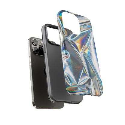Metallic Case | Coque résistante double protection anti-choc - Effet Métallique