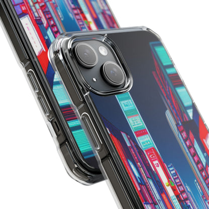 Cyber City Case | Coque transparente magnétique antichoc compatible MagSafe®