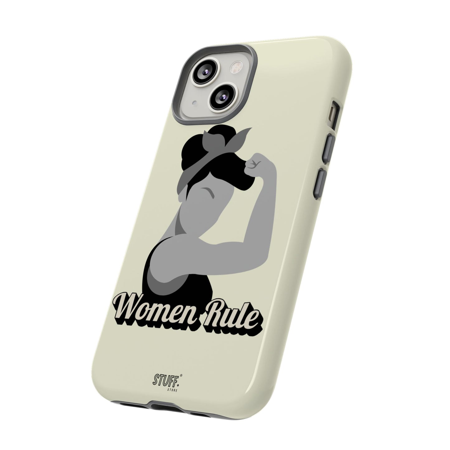 Women Rule Case | Coque résistante double protection avec Design Féministe inspirant