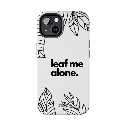 Leaf Me Case | Coque résistante double protection avec design minimaliste