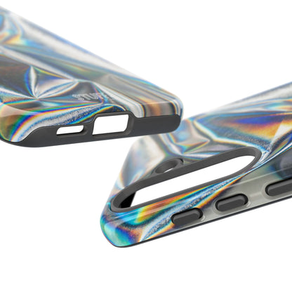 Metallic Case | Coque résistante double protection anti-choc - Effet Métallique