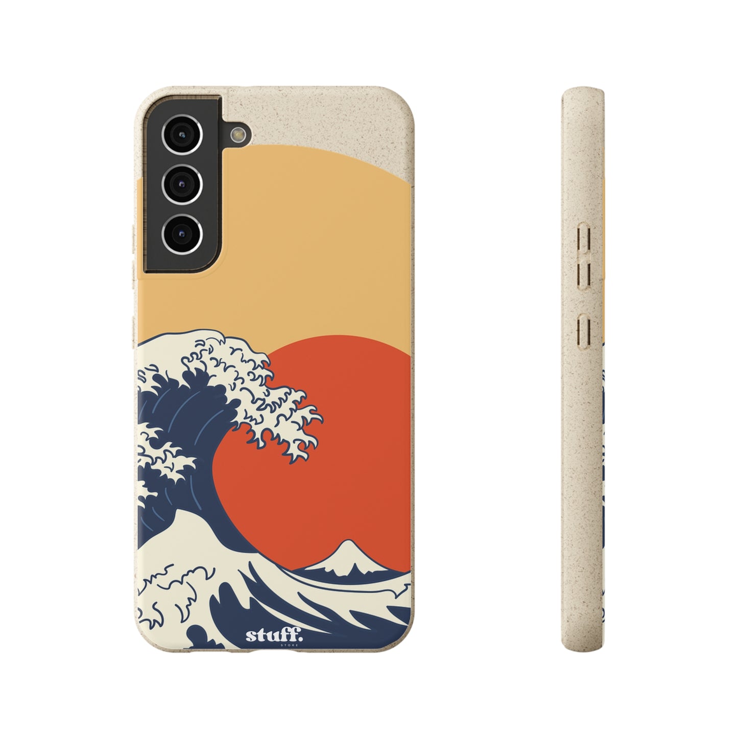 La Grande Vague | biodegradable shell in bamboo and bioplastic - inspired by Japanese art