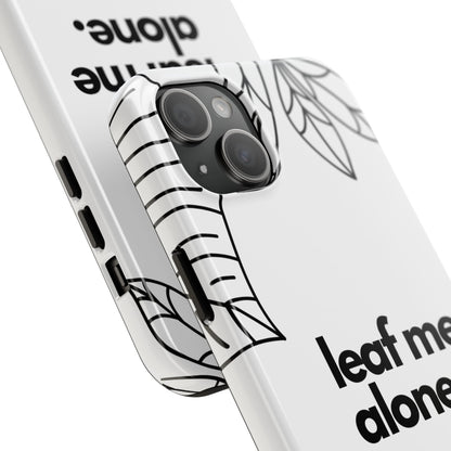 Leaf Me Case | Coque résistante double protection avec design minimaliste