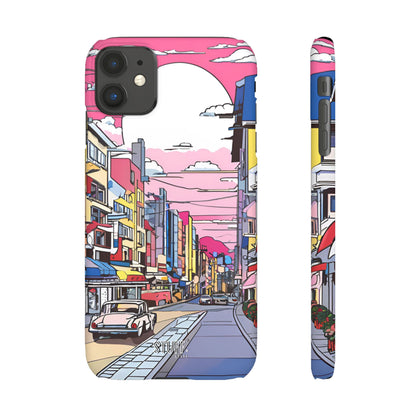 Pop Art Sunset | Coque snap légère et résistante inspiration Lichtenstein
