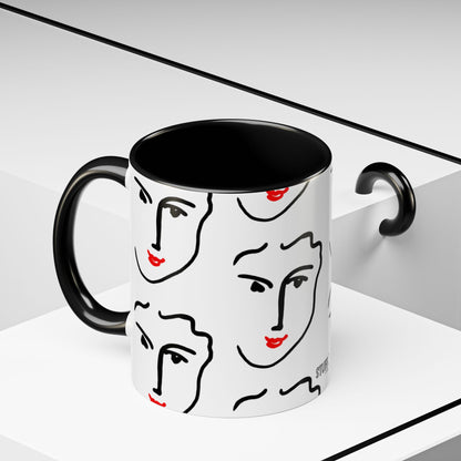 Nadia Cup | Mug bicolore inspiration Matisse – 330ml