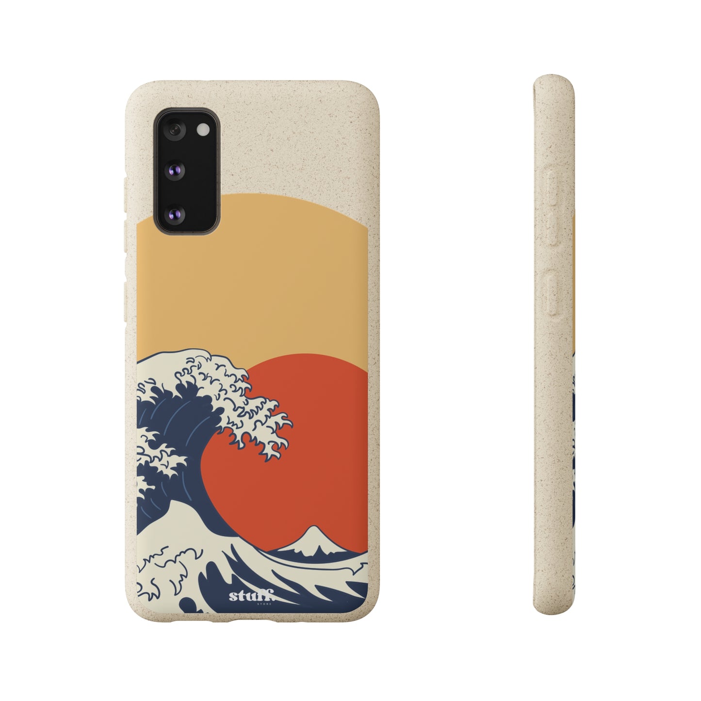 La Grande Vague | biodegradable shell in bamboo and bioplastic - inspired by Japanese art