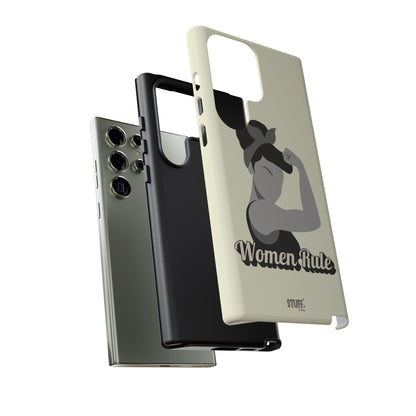 Women Rule Case | Coque résistante double protection avec Design Féministe inspirant