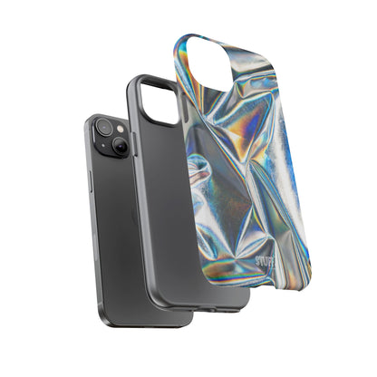 Metallic Case | Coque résistante double protection anti-choc - Effet Métallique