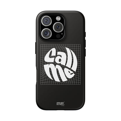 Call Me Case | Coque résistante double protection - Noir Effet Mat