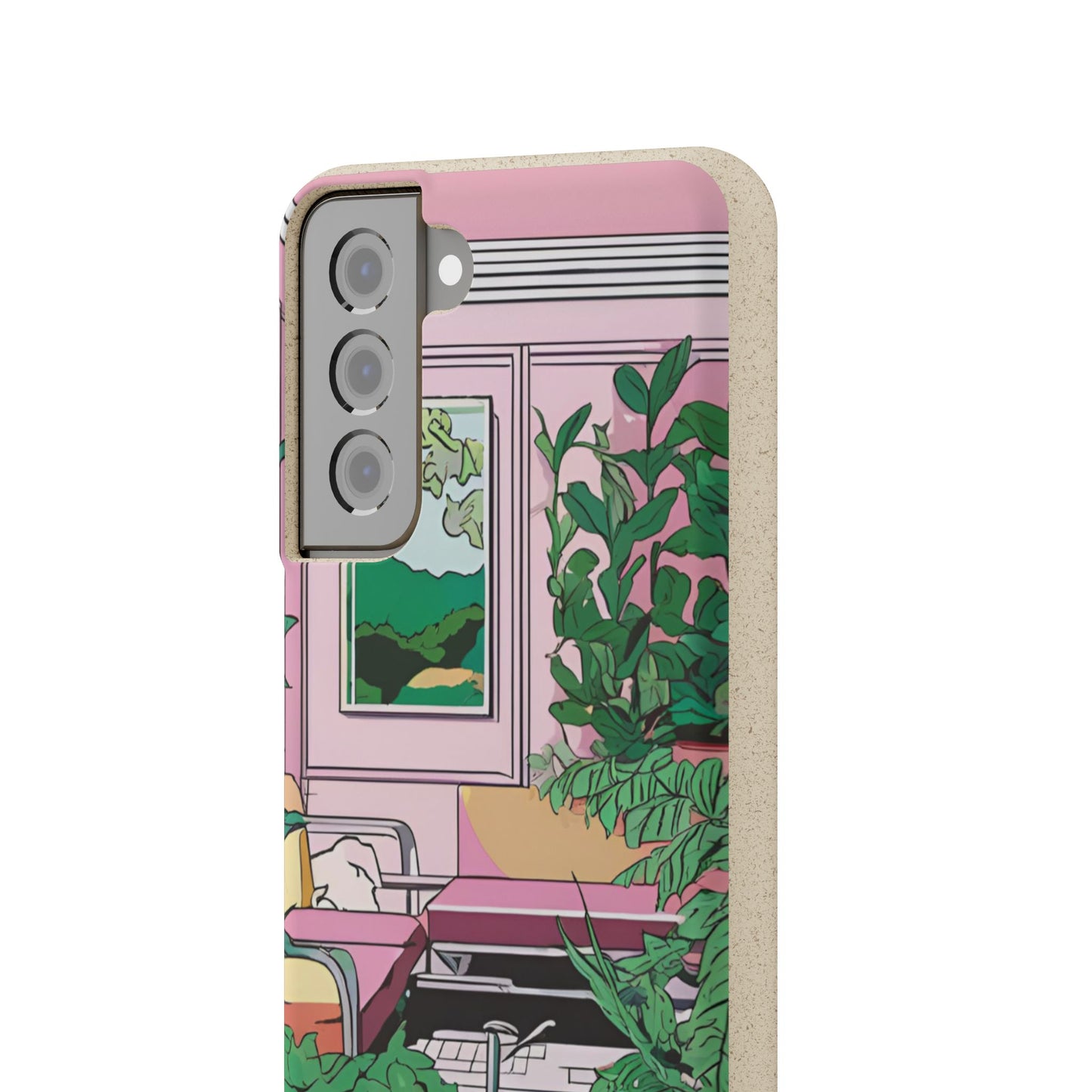 Plant Pop Case | Coque biodégradable en bambou et bioplastique avec design coloré | Parfait pour les amoureux des plantes - Avec emballage cadeau
