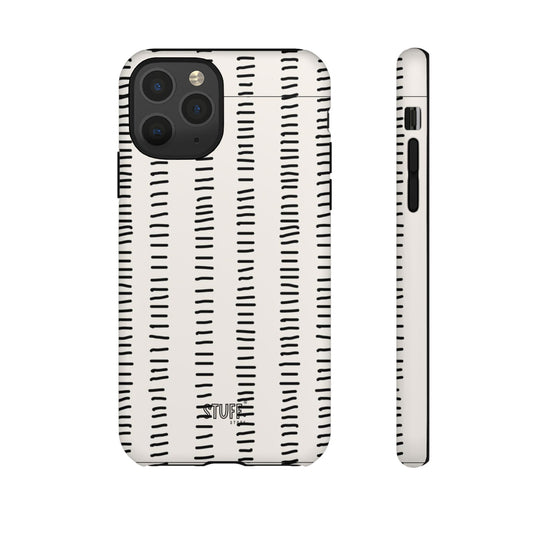 Striped Case | Coque résistante double protection antichoc - Design Minimaliste