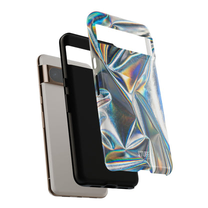 Metallic Case | Coque résistante double protection anti-choc - Effet Métallique