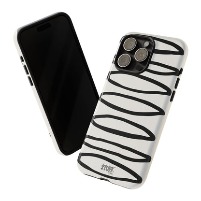 Loopy Case | Coque résistante double protection - Motif cercles abstraits