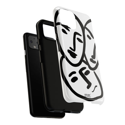 Les Trois Visages | Coque résistante double protection — inspiration Matisse