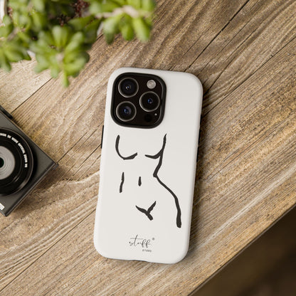 The Curve Case | Resistant double protection shell with Minimalist Design by Women