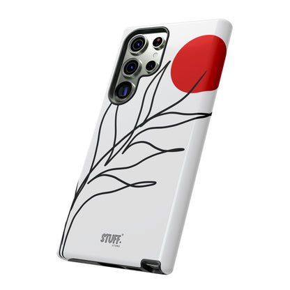 Red Sun Case | Coque résistante double protection avec Design Minimaliste