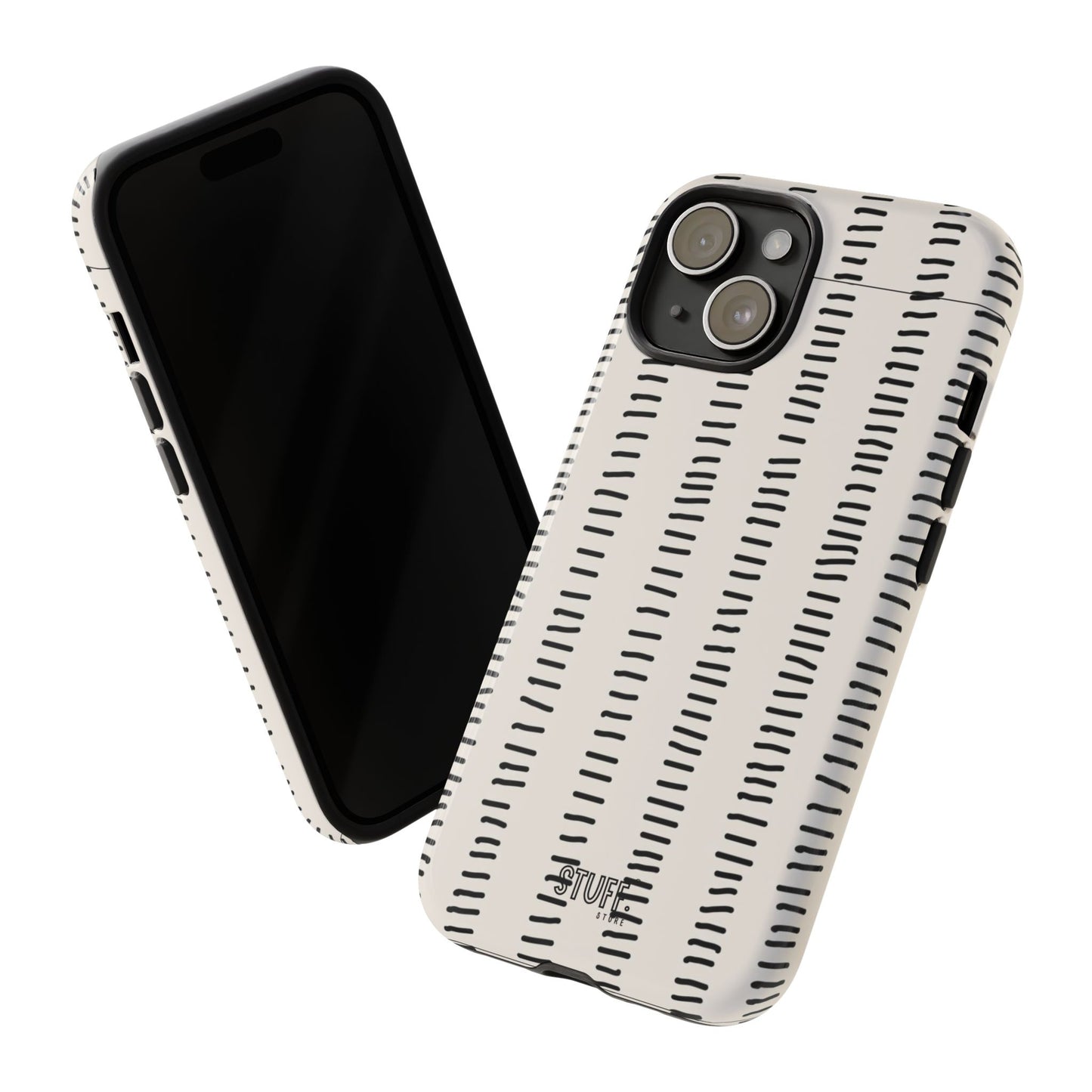 Striped Case | Coque résistante double protection antichoc - Design Minimaliste