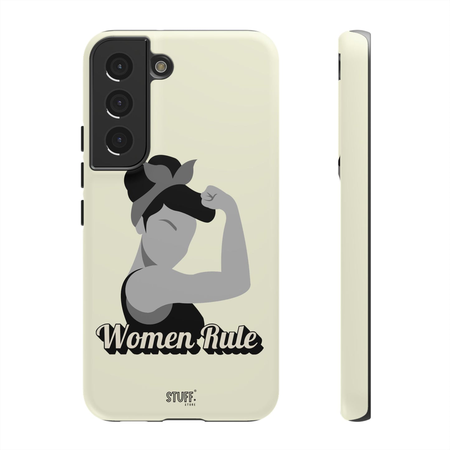 Women Rule Case | Coque résistante double protection avec Design Féministe inspirant