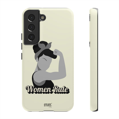 Women Rule Case | Coque résistante double protection avec Design Féministe inspirant