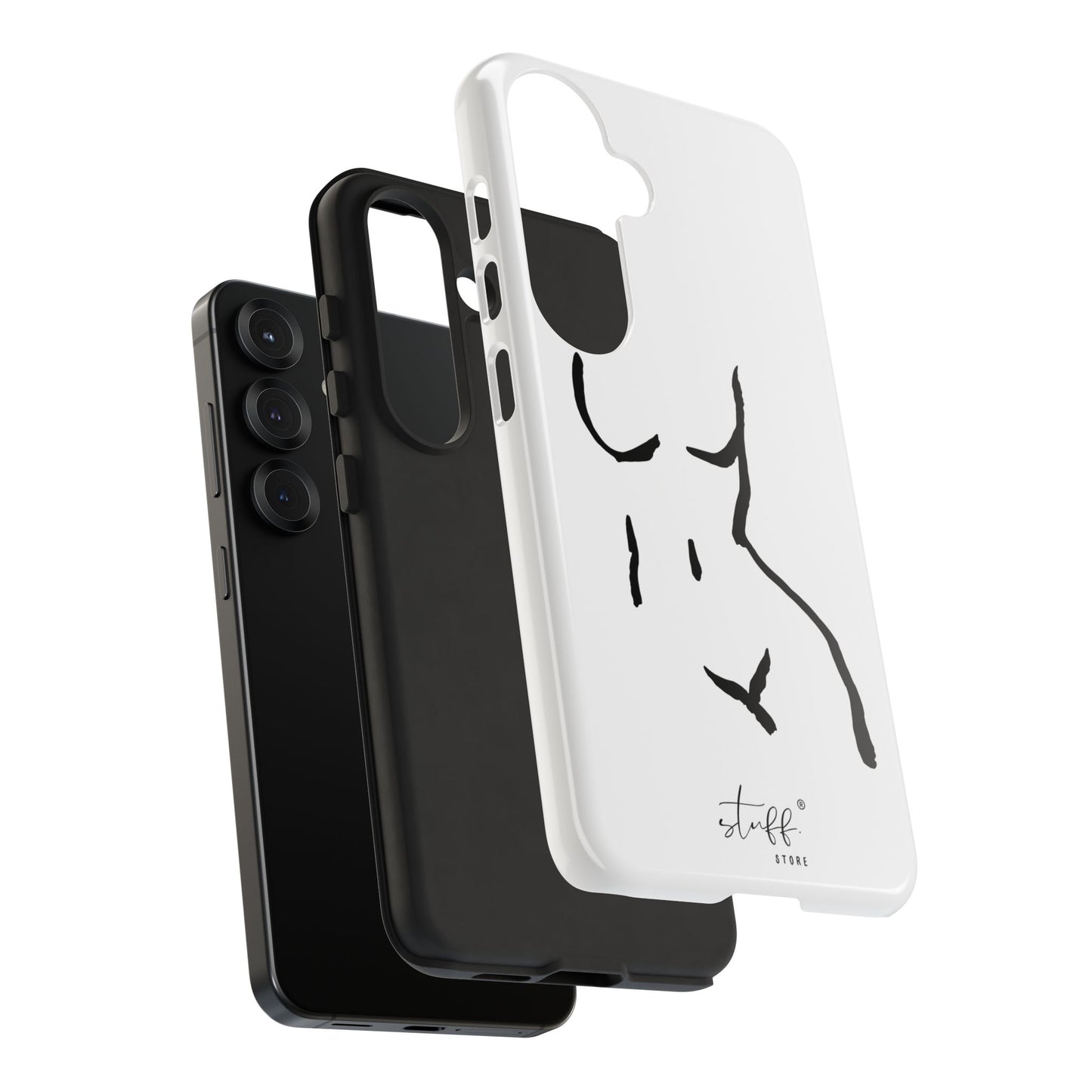 The Curve Case | Resistant double protection shell with Minimalist Design by Women