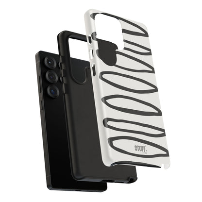 Loopy Case | Coque résistante double protection - Motif cercles abstraits