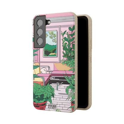 Plant Pop Case | Coque biodégradable en bambou et bioplastique avec design coloré | Parfait pour les amoureux des plantes - Avec emballage cadeau