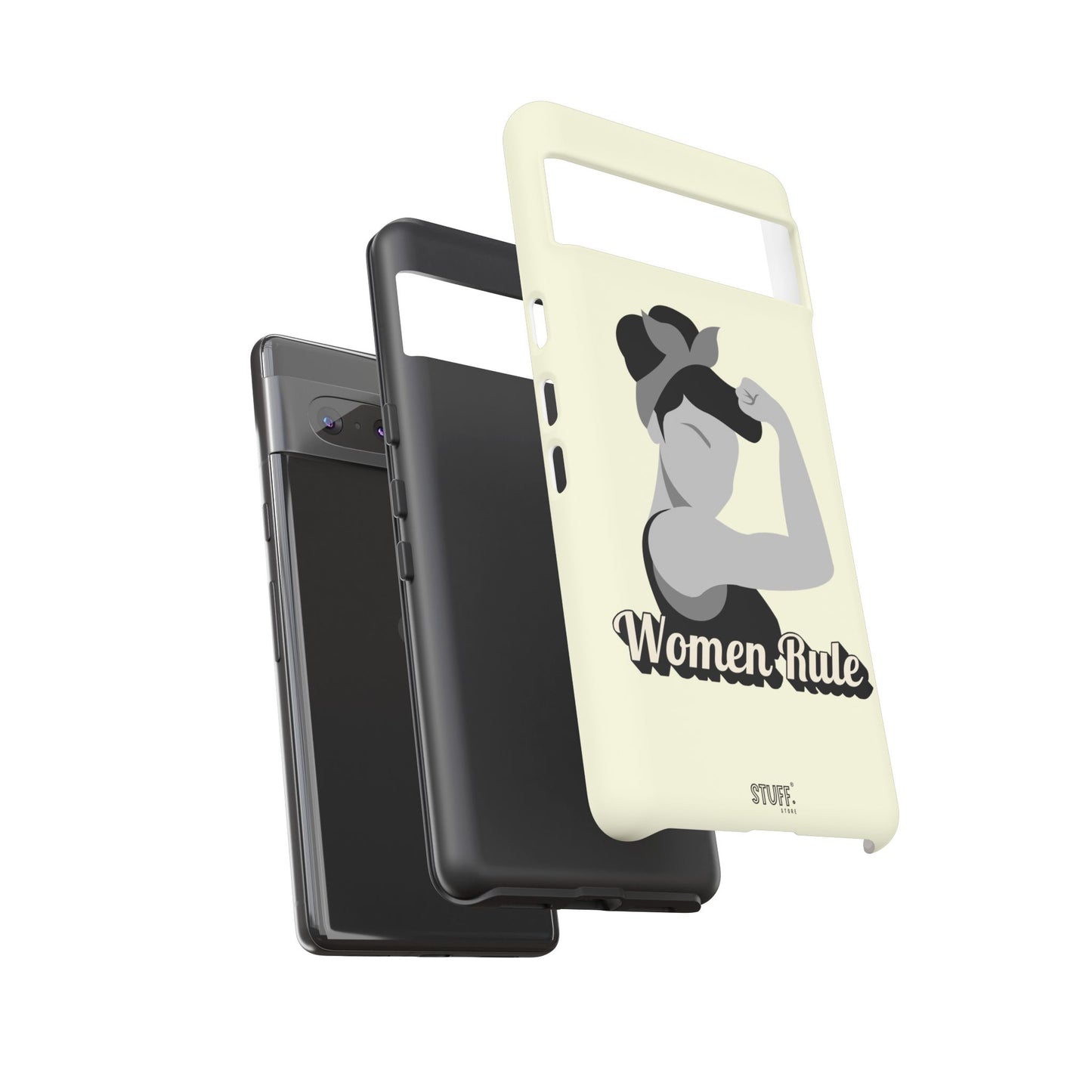 Women Rule Case | Coque résistante double protection avec Design Féministe inspirant