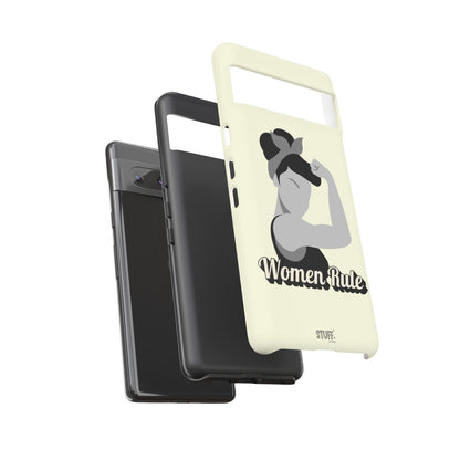 Women Rule Case | Coque résistante double protection avec Design Féministe inspirant