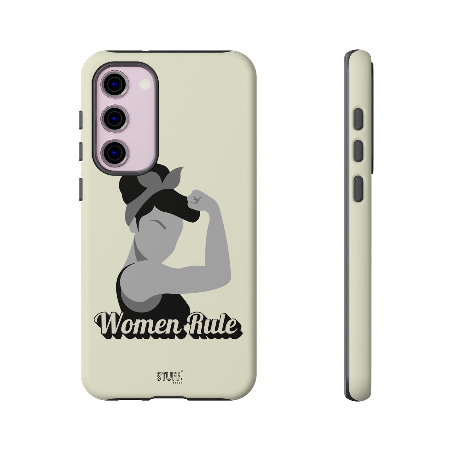 Women Rule Case | Coque résistante double protection avec Design Féministe inspirant