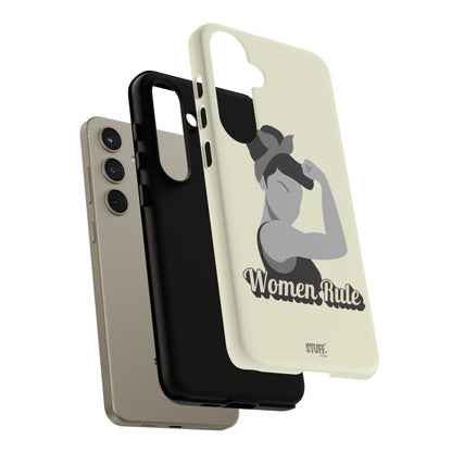 Women Rule Case | Coque résistante double protection avec Design Féministe inspirant
