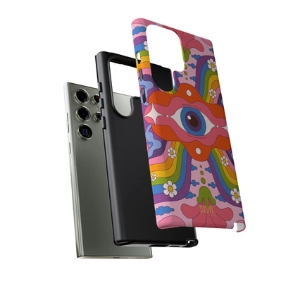 Psych Case | Coque résistante double protection avec Design Psychédélique coloré