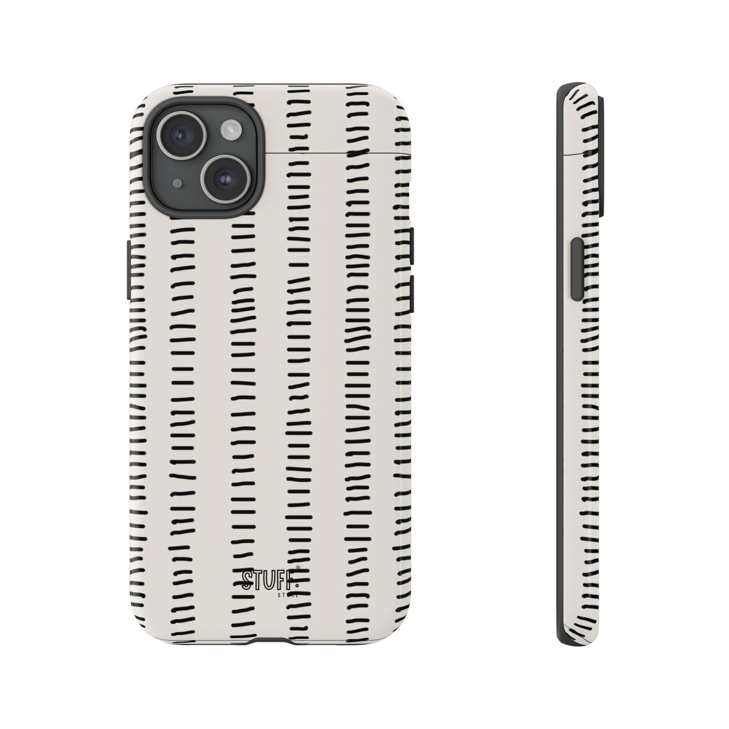 Striped Case | Coque résistante double protection antichoc - Design Minimaliste