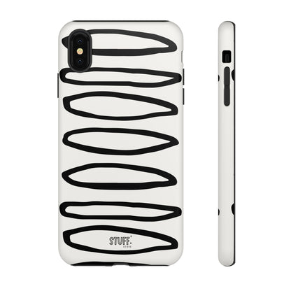 Loopy Case | Coque résistante double protection - Motif cercles abstraits