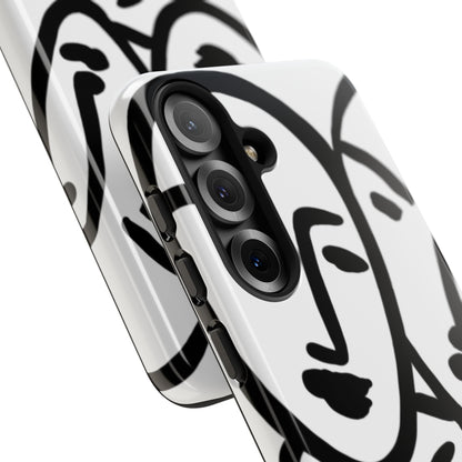 Les Trois Visages | Coque résistante double protection — inspiration Matisse
