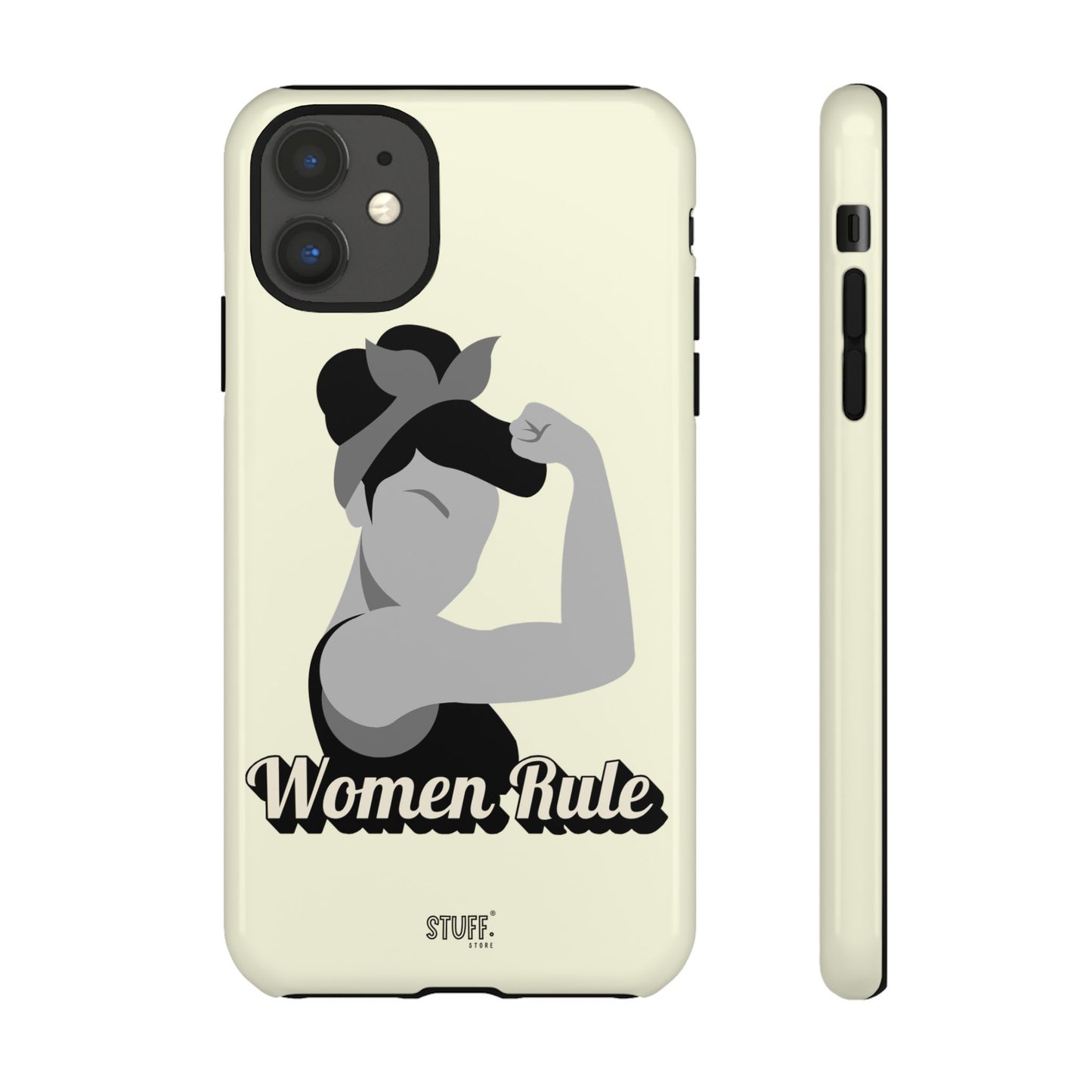 Women Rule Case | Coque résistante double protection avec Design Féministe inspirant