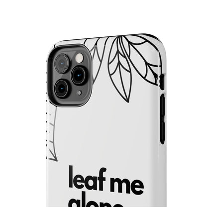 Leaf Me Case | Coque résistante double protection avec design minimaliste